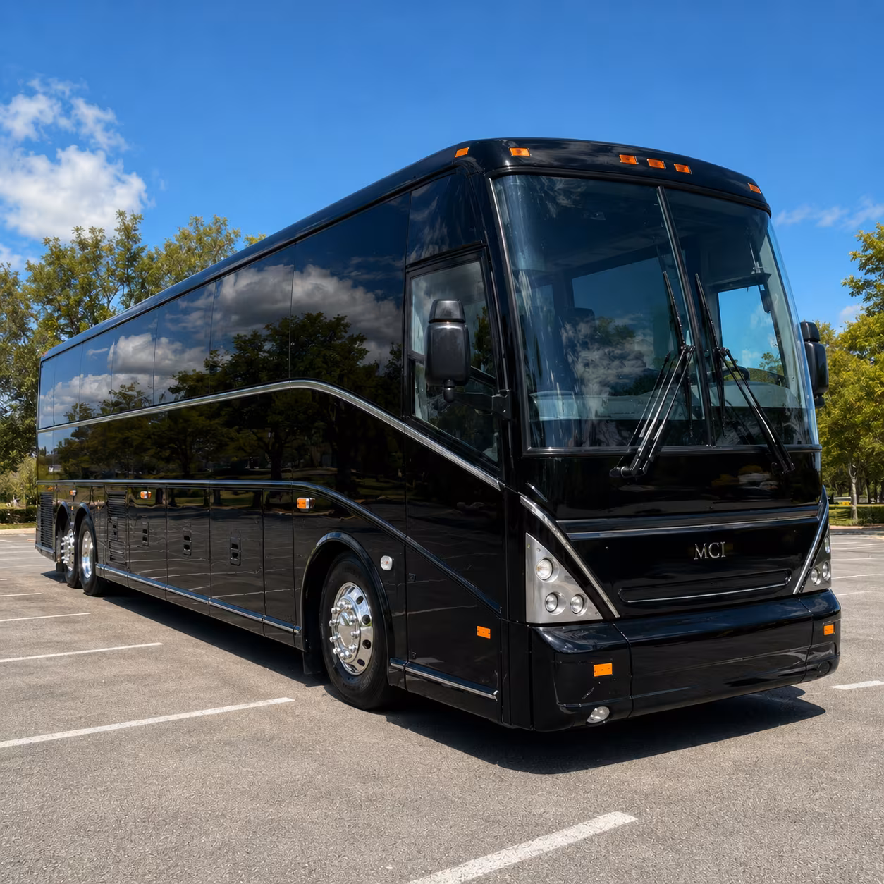 charter buses for large birthday parties and group venue shuttles in tustin