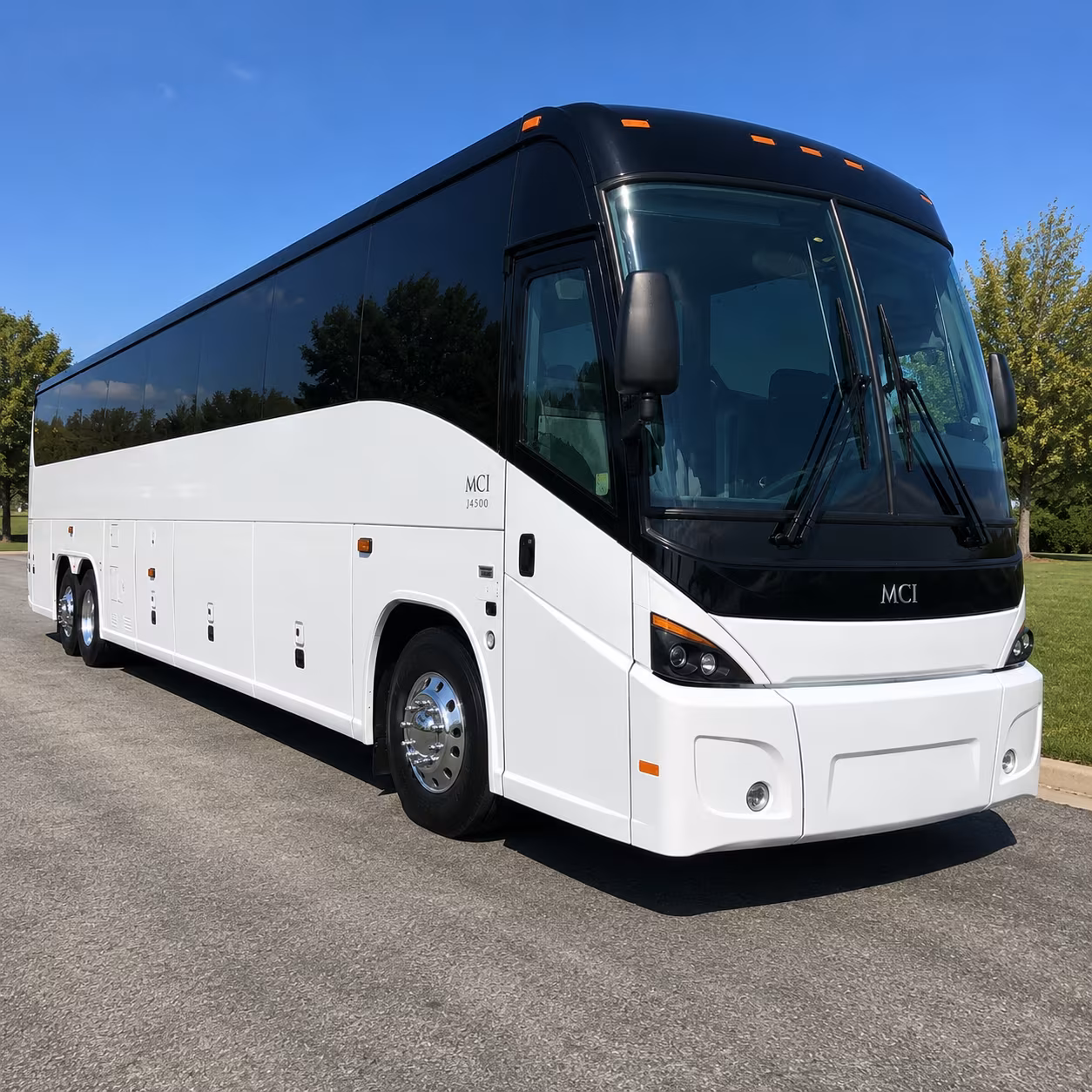 charter buses for trade show groups flying into john wayne