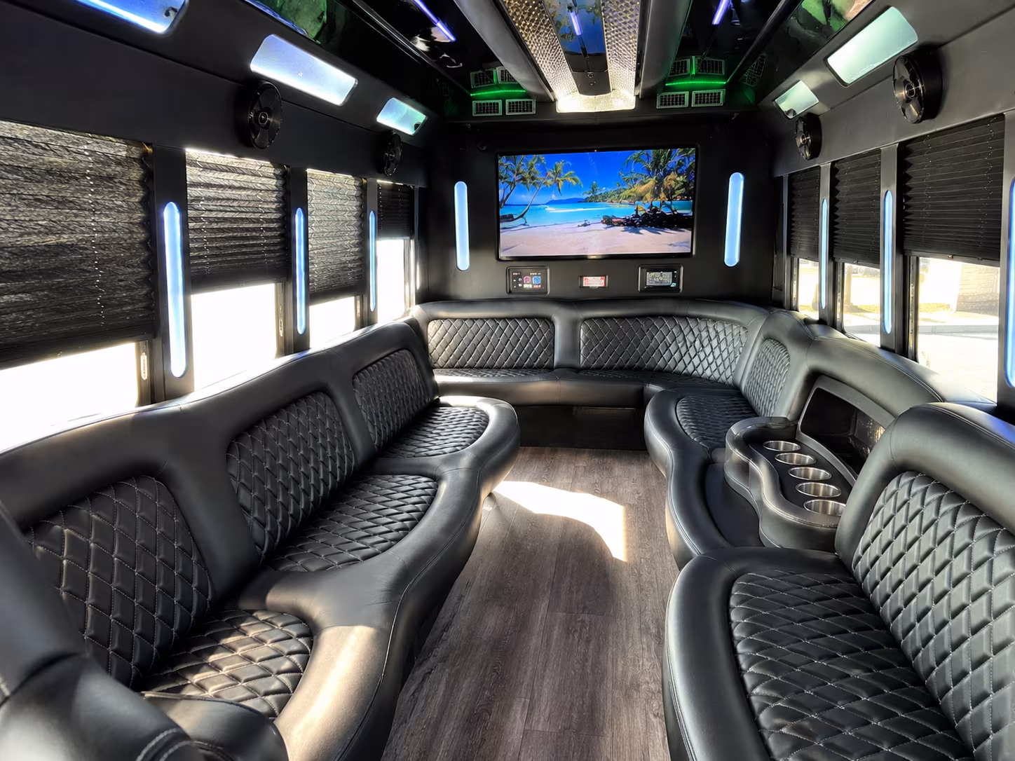 party buses for tailgates and sporting event celebrations in tustin
