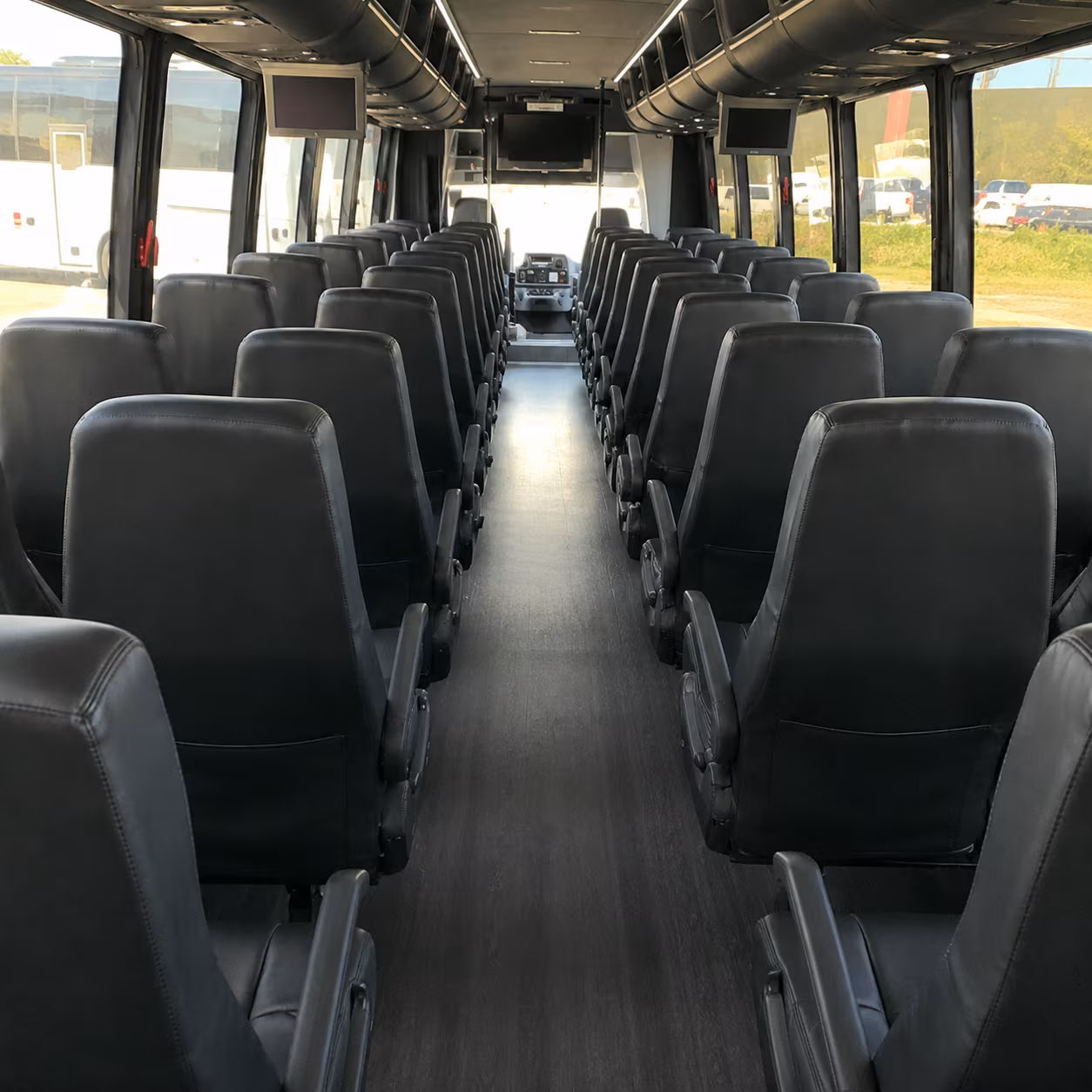 tustin 30 passenger minibus inside