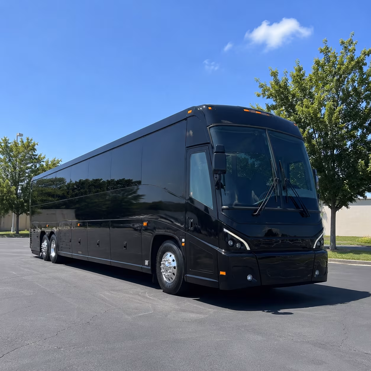 tustin 56 passenger charter bus