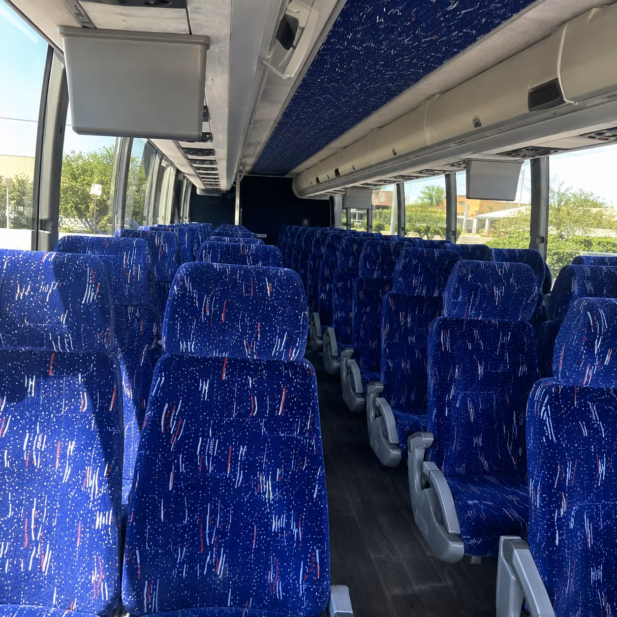 tustin charter bus inside