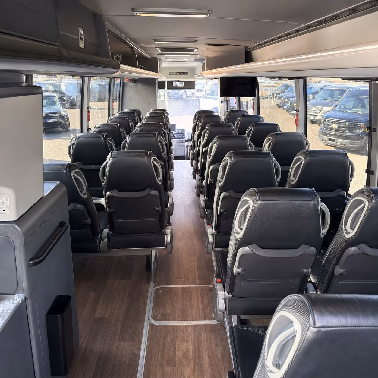 tustin charter bus interior