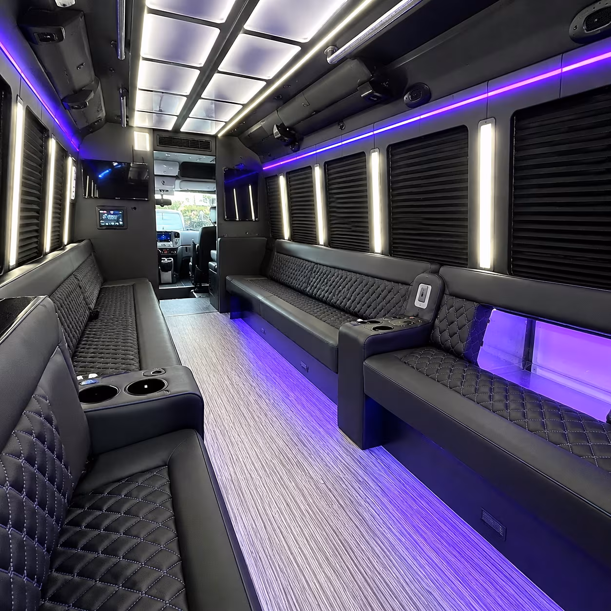 tustin party bus inside