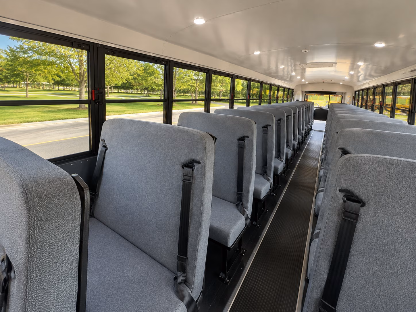 tustin school bus interior
