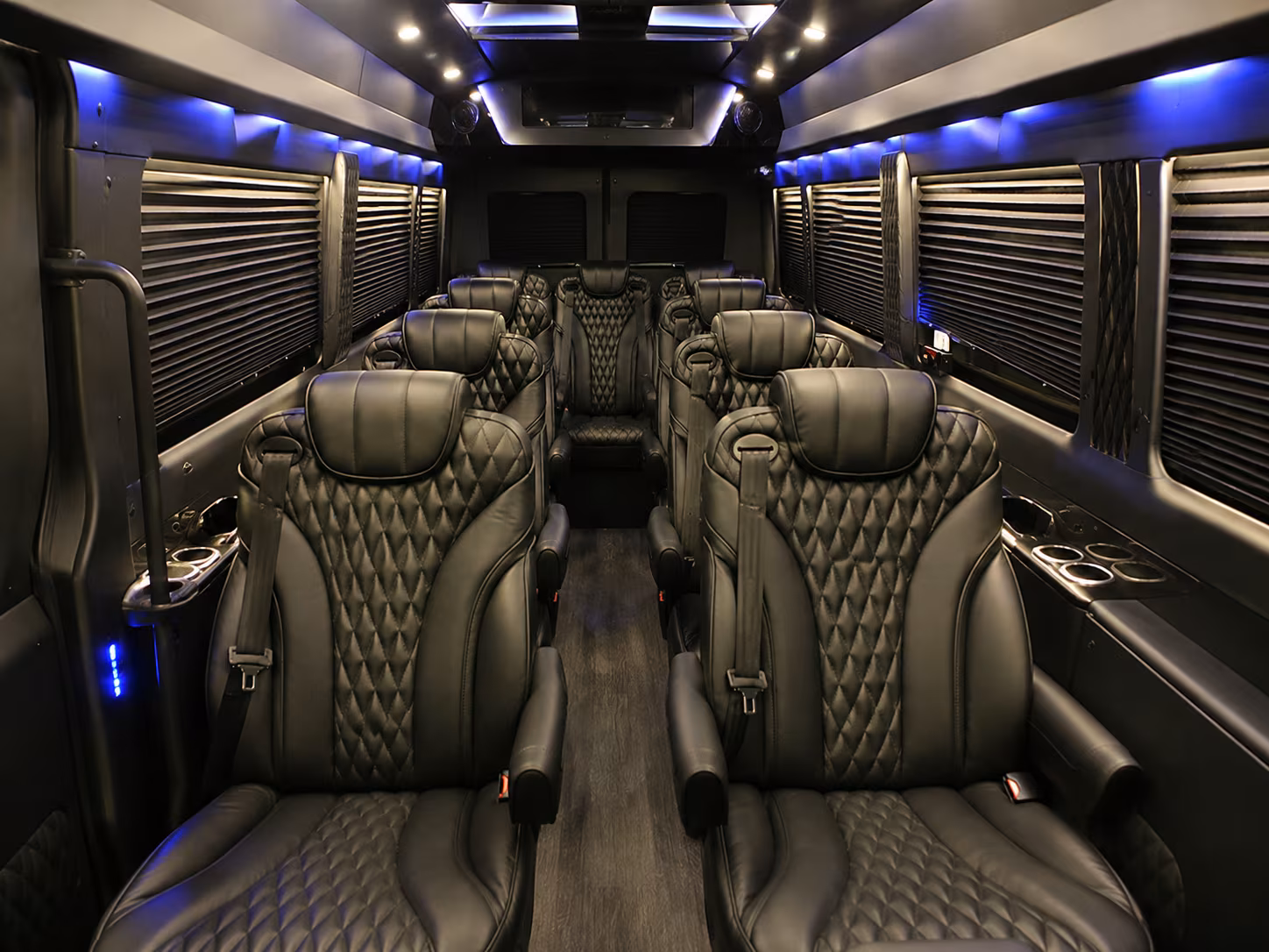tustin sprinter van with driver interior